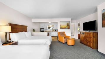 Suite, Multiple Beds, Kitchen, River View | Individually decorated, individually furnished, desk, laptop workspace