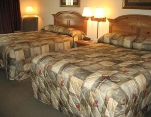 Standard Room, 2 Queen Beds, Smoking | Premium bedding, down comforters, iron/ironing board