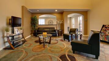 40-inch TV with cable channels