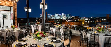 Área para banquetes al aire libre