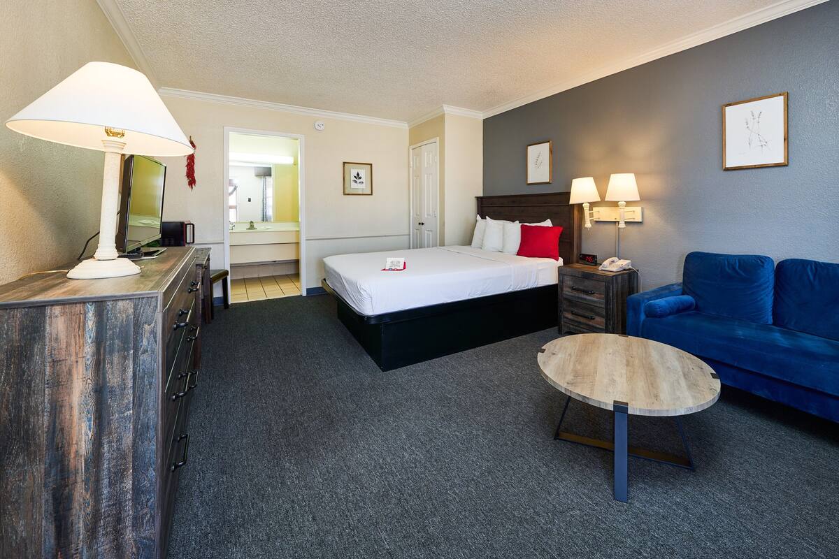Deluxe Single Room, 1 Queen Bed | Desk, laptop workspace, blackout curtains, iron/ironing board