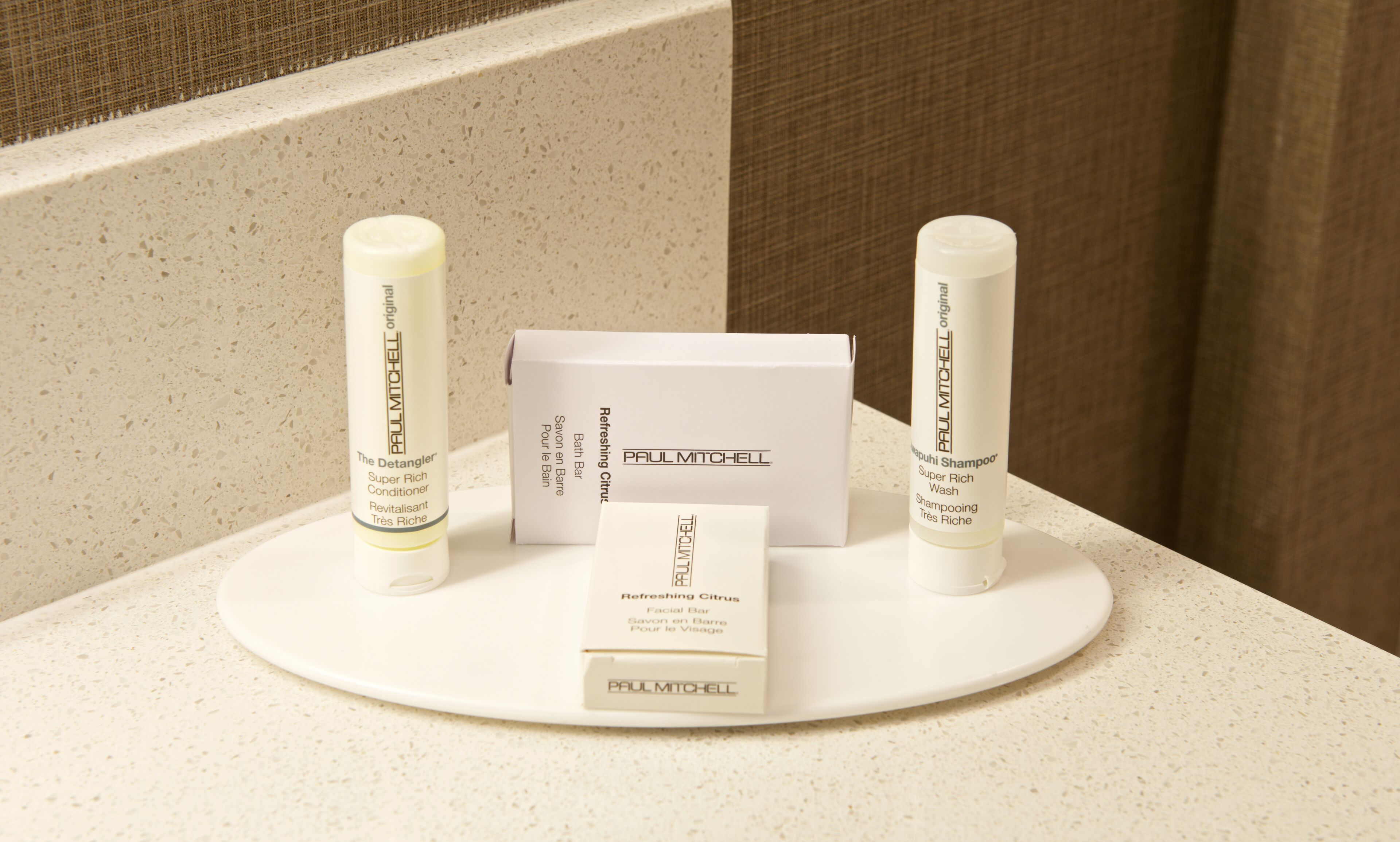 combined shower/bathtub, free toiletries, hair dryer, towels