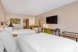 Premium bedding, down comforters, in-room safe, desk