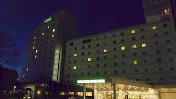 Front of property – evening/night