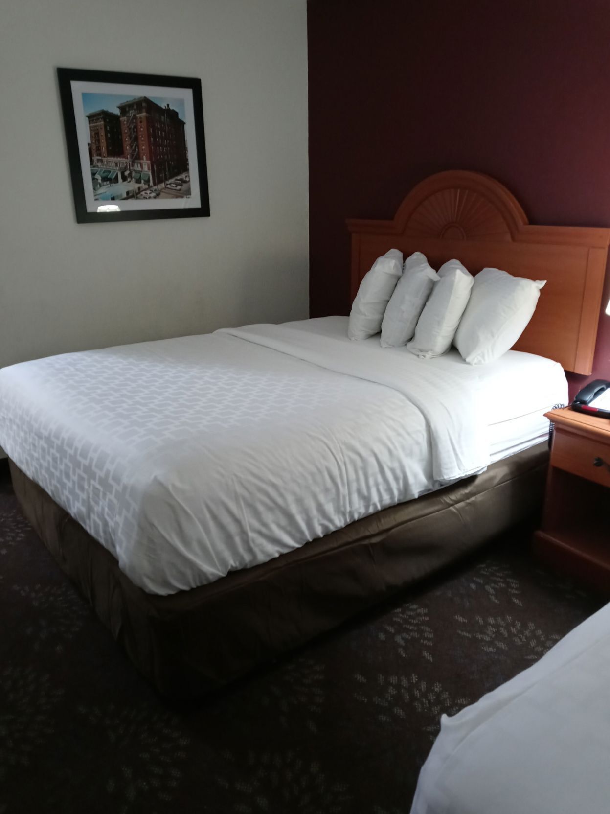 Premium bedding, down comforters, pillowtop beds, desk