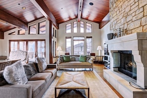 Chalet, 5 Bedrooms (C1) | Living area | TV