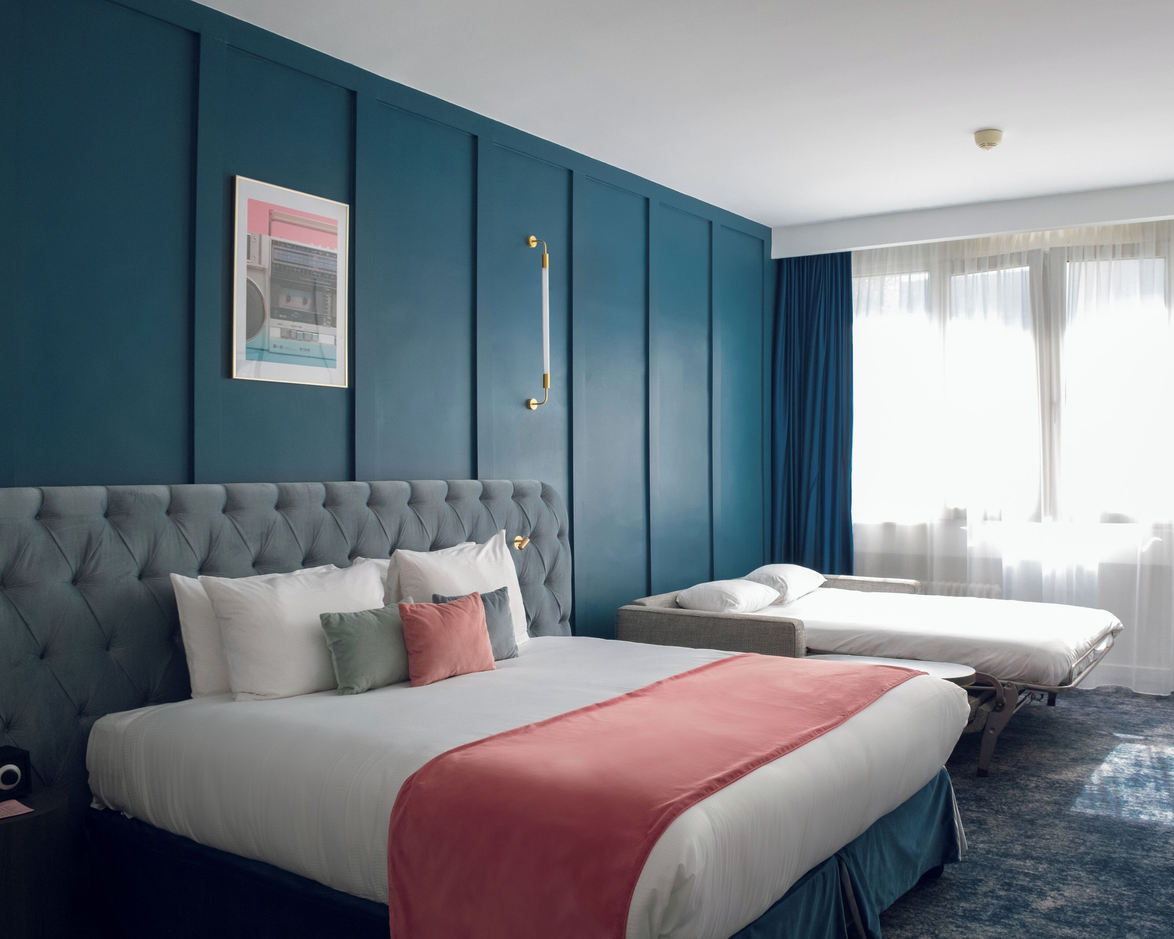 junior suite triple | 1 bedroom, premium bedding, minibar, in-room safe