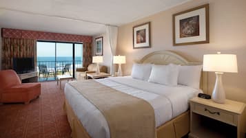 Room, Oceanfront, 1 King Bed & Sofa, Kitchenette | In-room safe, blackout drapes, iron/ironing board, free WiFi