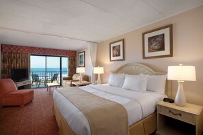 Room, Oceanfront, 1 King Bed & Sofa, Kitchenette | In-room safe, blackout curtains, iron/ironing board, free WiFi