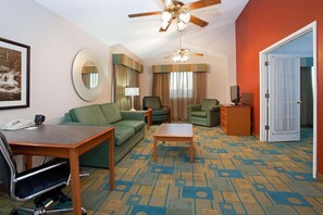 Suite, 1 Bedroom, Non Smoking (1 King Bed) | Premium bedding, desk, iron/ironing board, free cribs/infant beds