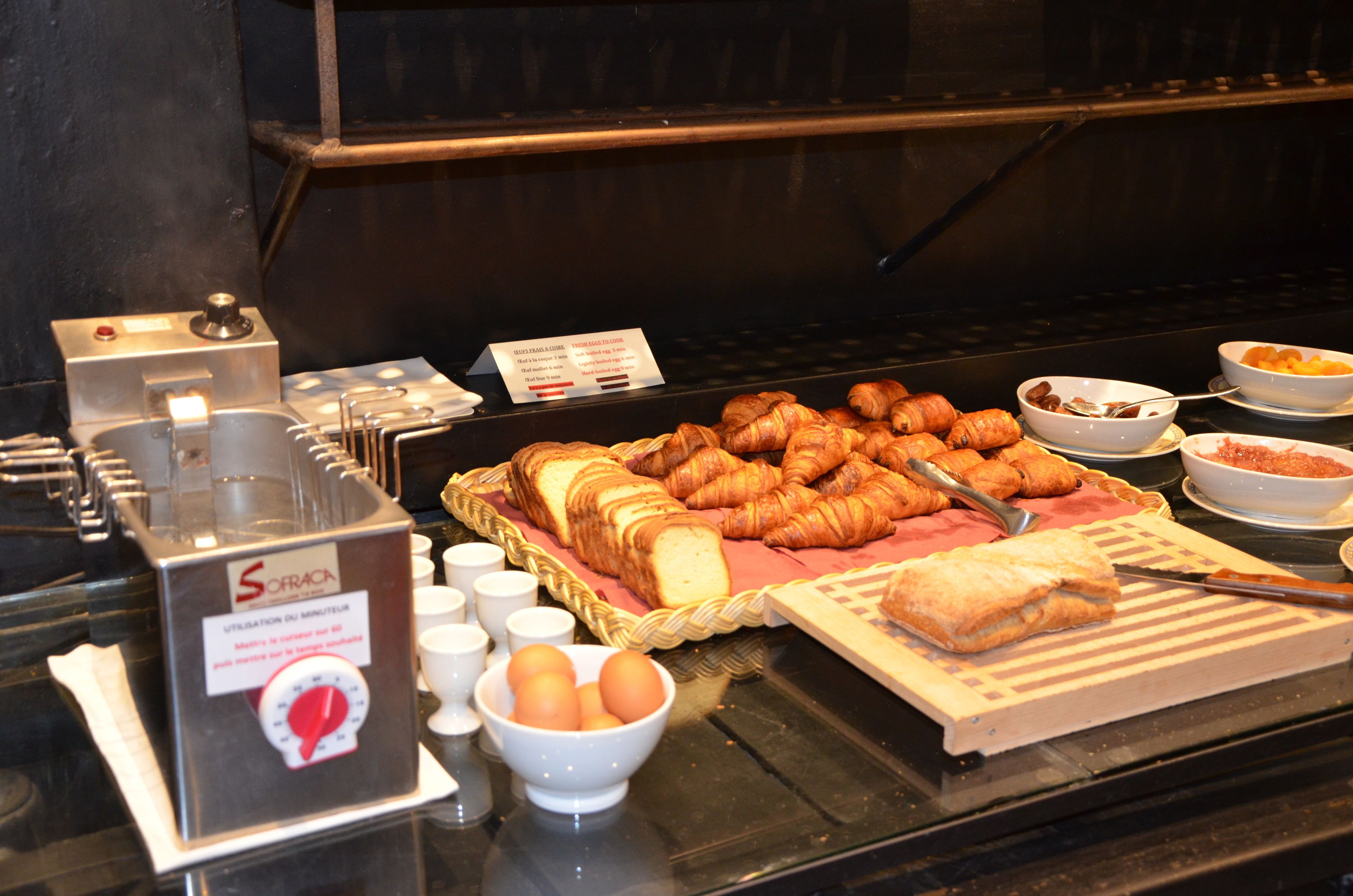 daily buffet breakfast (eur 12 per person)
