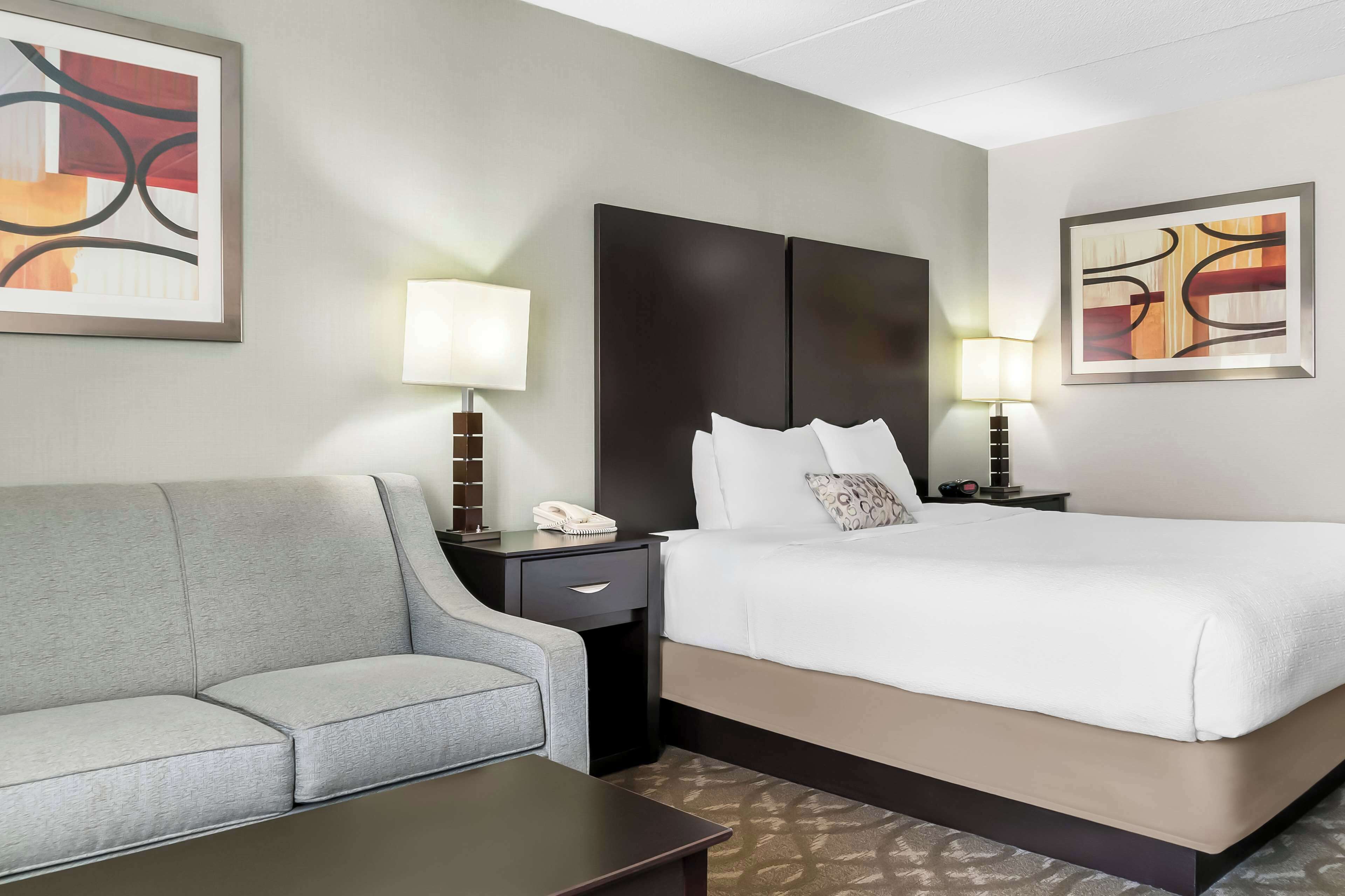 standard room, 1 king bed, non smoking, refrigerator & microwave (with sofabed) | desk, laptop workspace, soundproofing, iron/ironing board