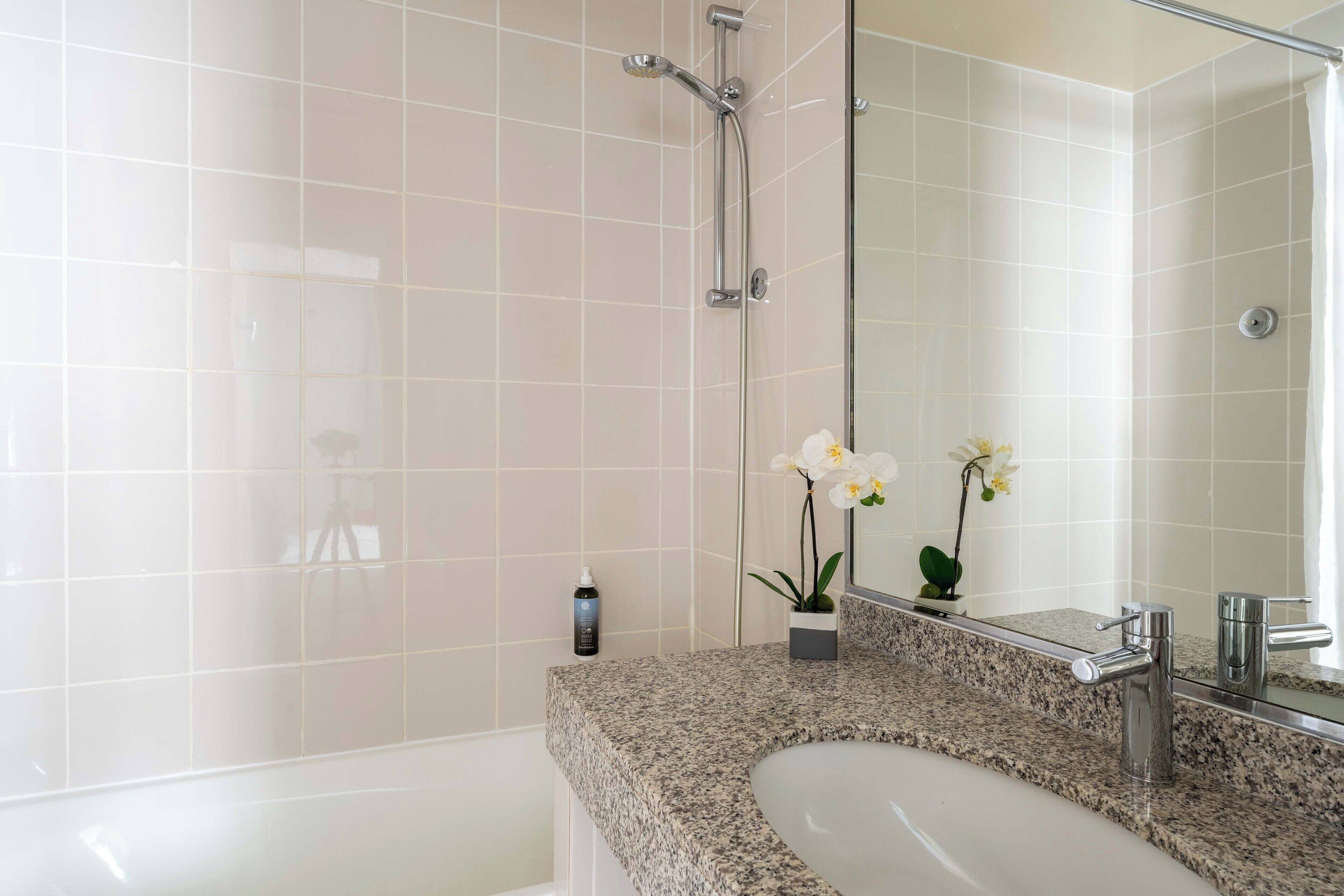 family superior room ( 2 rooms) - complimentary soft minibar,courtesy tray, chromecast-digital press | bathroom | shower, free toiletries, hair dryer, towels