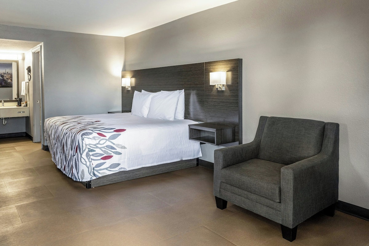 Standard Room, 1 King Bed, Smoking | Premium bedding, down comforters, desk, laptop workspace