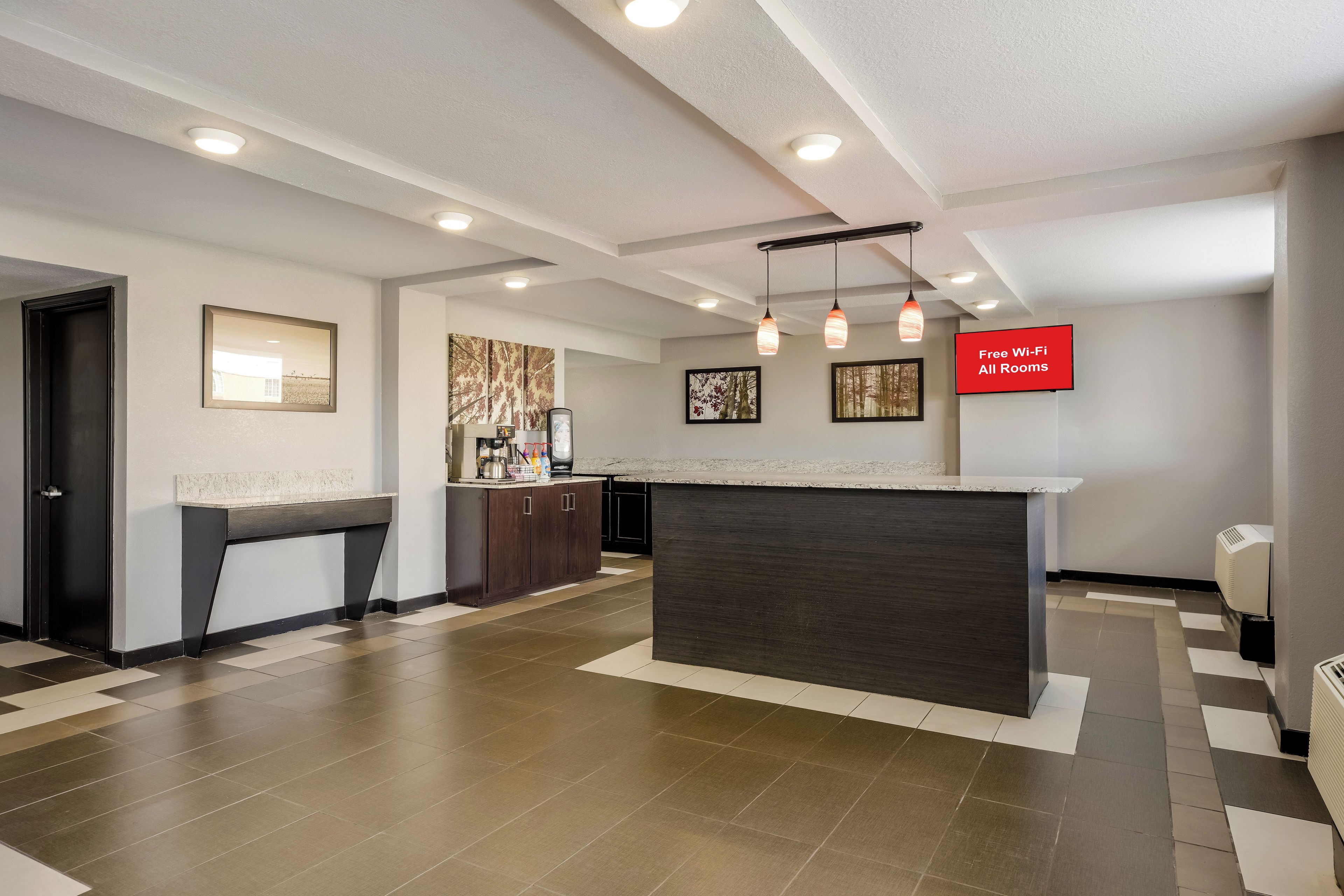 Bar-salon dans le hall