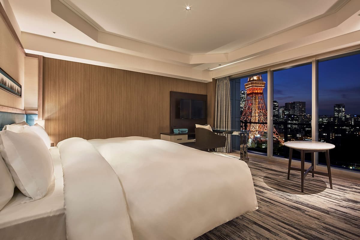 Kamar Panorama, Bebas Asap Rokok (Twin, 19-28F, Tokyo Tower View) | 1 kamar tidur, minibar, brankas, dan tirai kedap cahaya