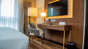 Premium bedding, down duvets, memory-foam beds, minibar