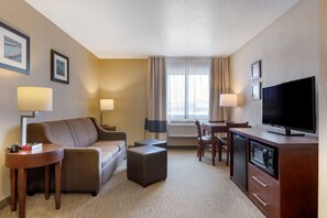 Premium bedding, pillowtop beds, in-room safe, desk