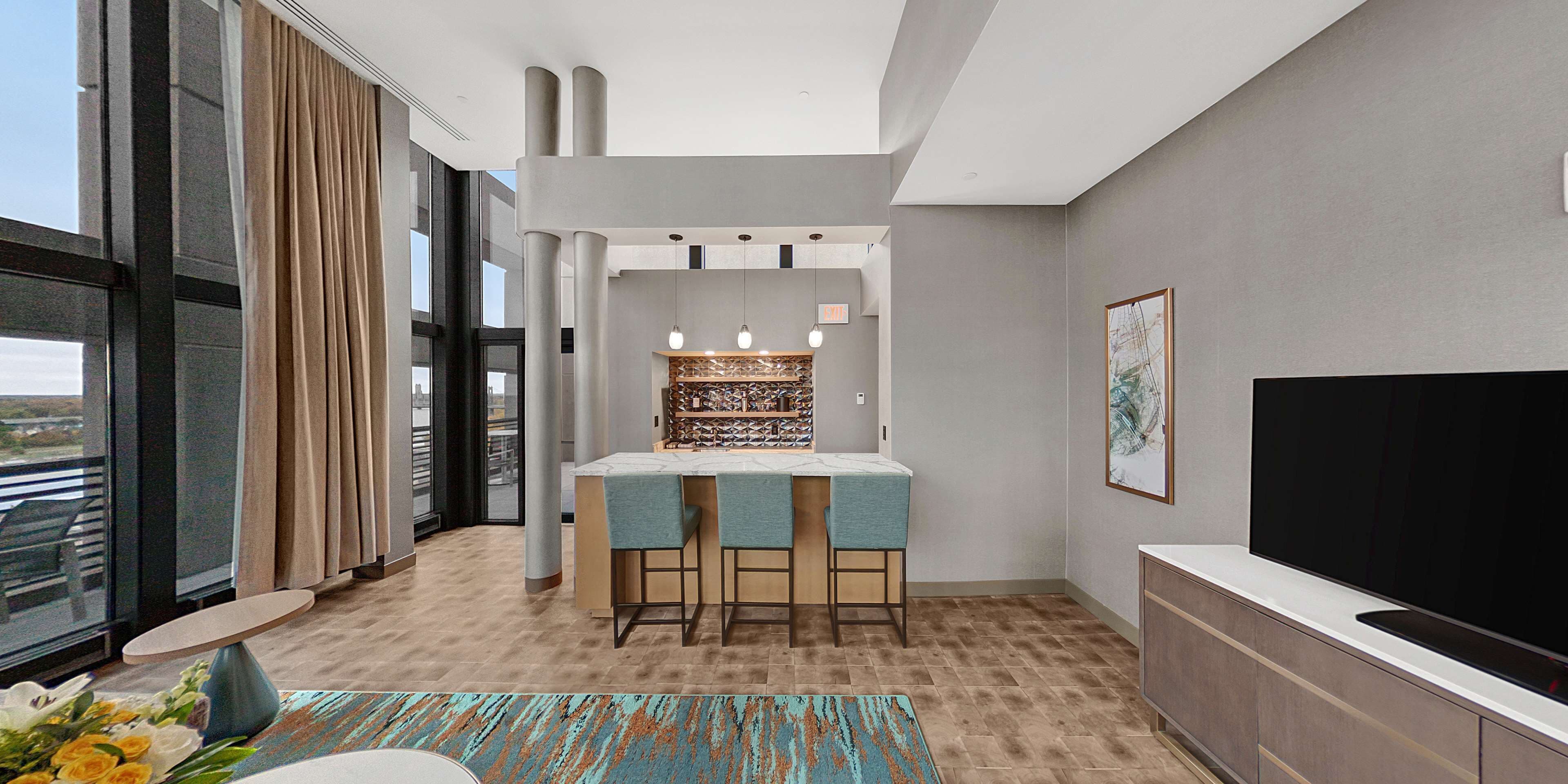 suite, 1 bedroom | 1 bedroom, in-room safe, desk, laptop workspace