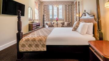 Desk, blackout curtains, iron/ironing board, free WiFi