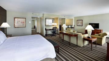 1 bedroom, desk, laptop workspace, blackout drapes