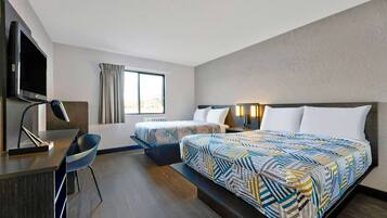 Cortinas blackout, wifi gratis y ropa de cama