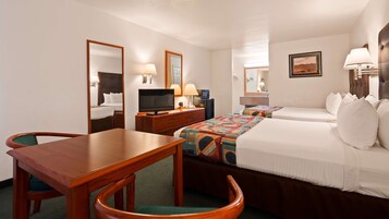 Standard Room, 2 Queen Beds, Non Smoking, Refrigerator & Microwave | Individually decorated, individually furnished, blackout drapes