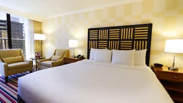Room, 1 King Bed (Cityside) | Premium bedding, in-room safe, desk, laptop workspace