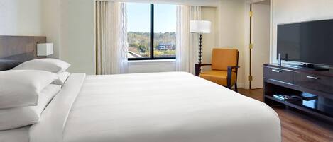 Een kluis op de kamer, een strijkplank/strijkijzer, gratis babybedden