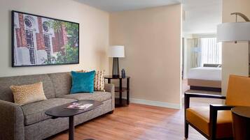 Suite, 1 King Bed, Non Smoking, Tower | Pool | Indoor pool, seasonal outdoor pool