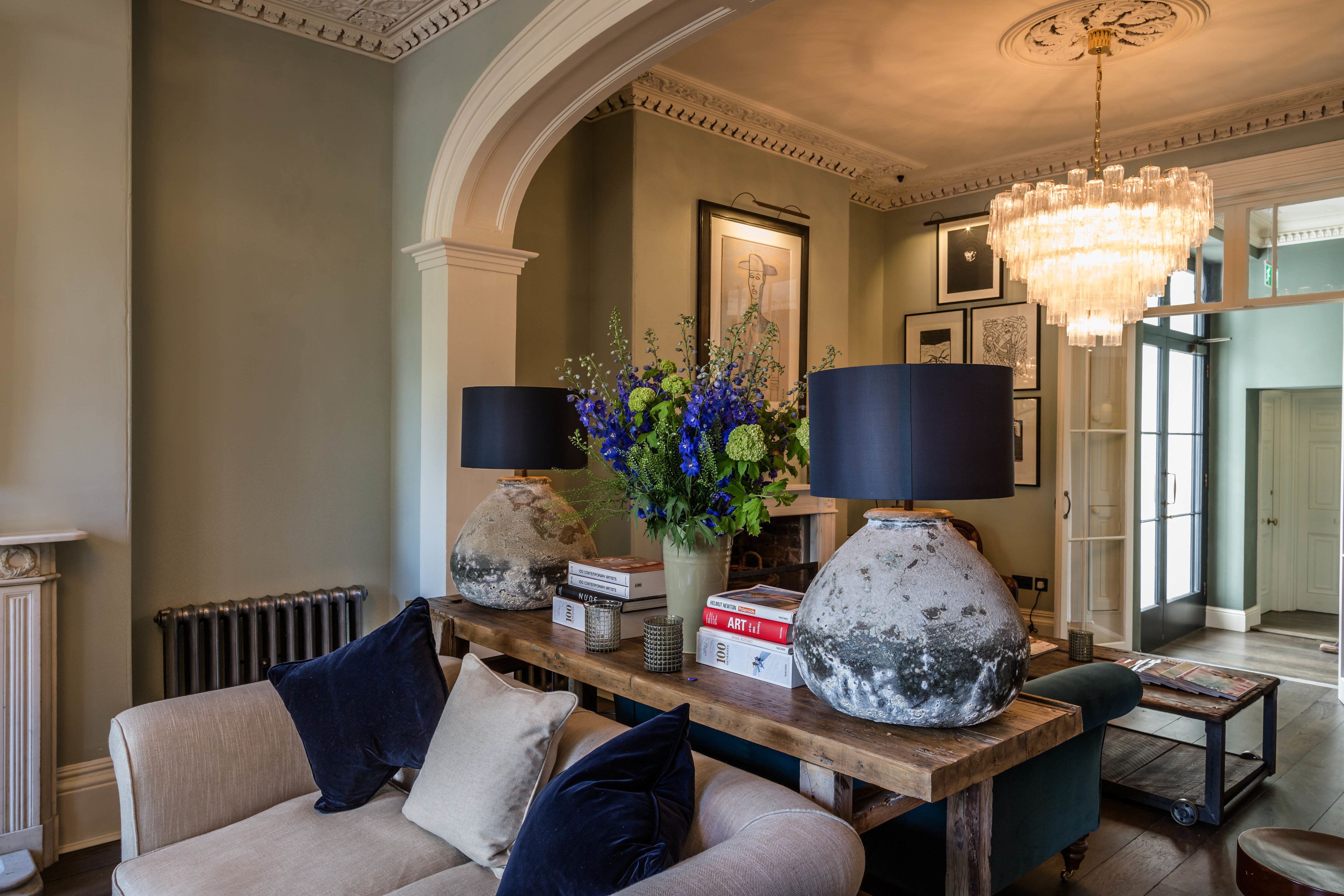 Khu tiếp khách ở sảnh