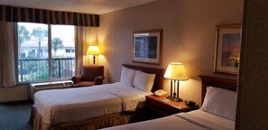 Premium bedding, blackout curtains, iron/ironing board, free WiFi