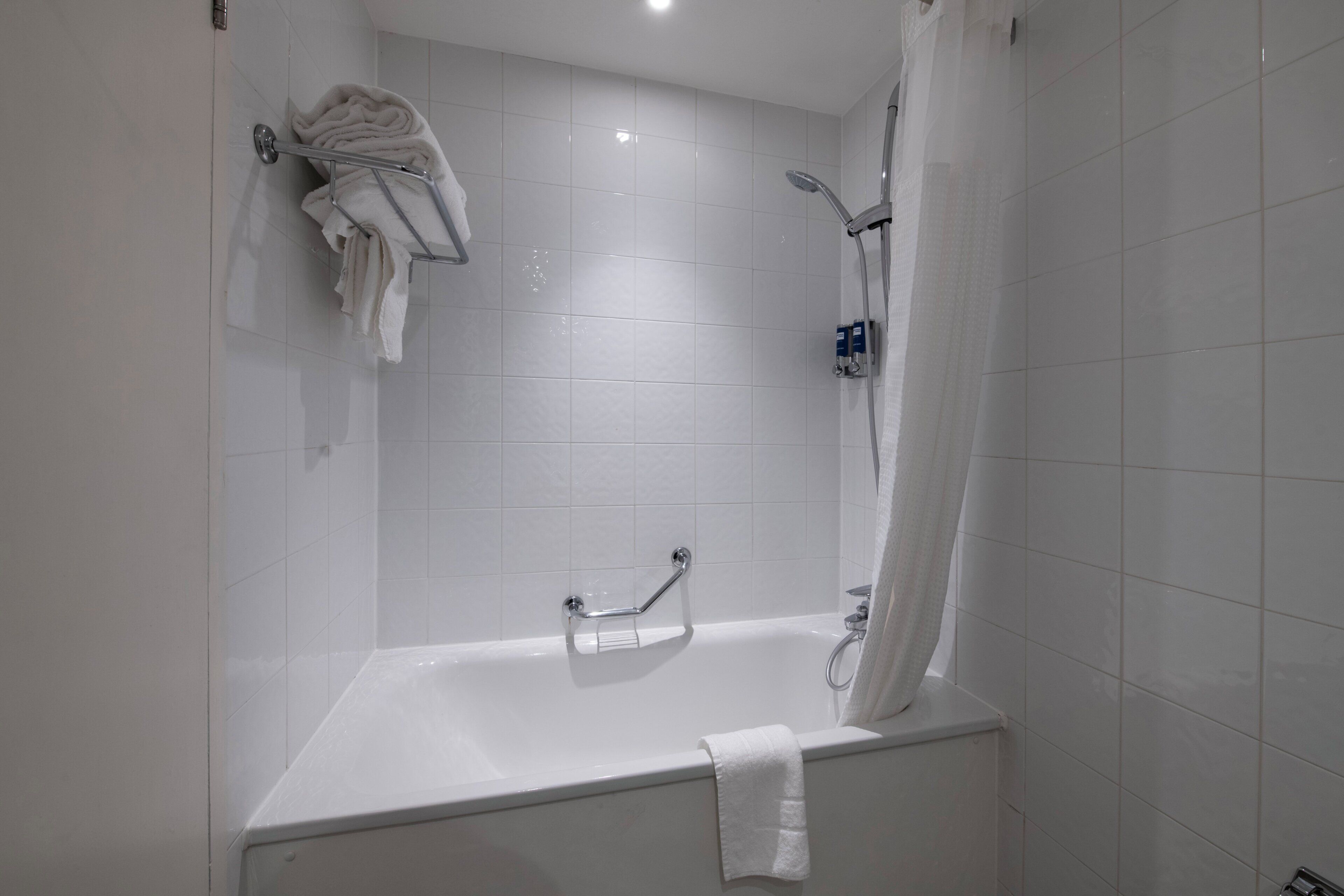 Desk, blackout drapes, iron/ironing board, WiFi (free)