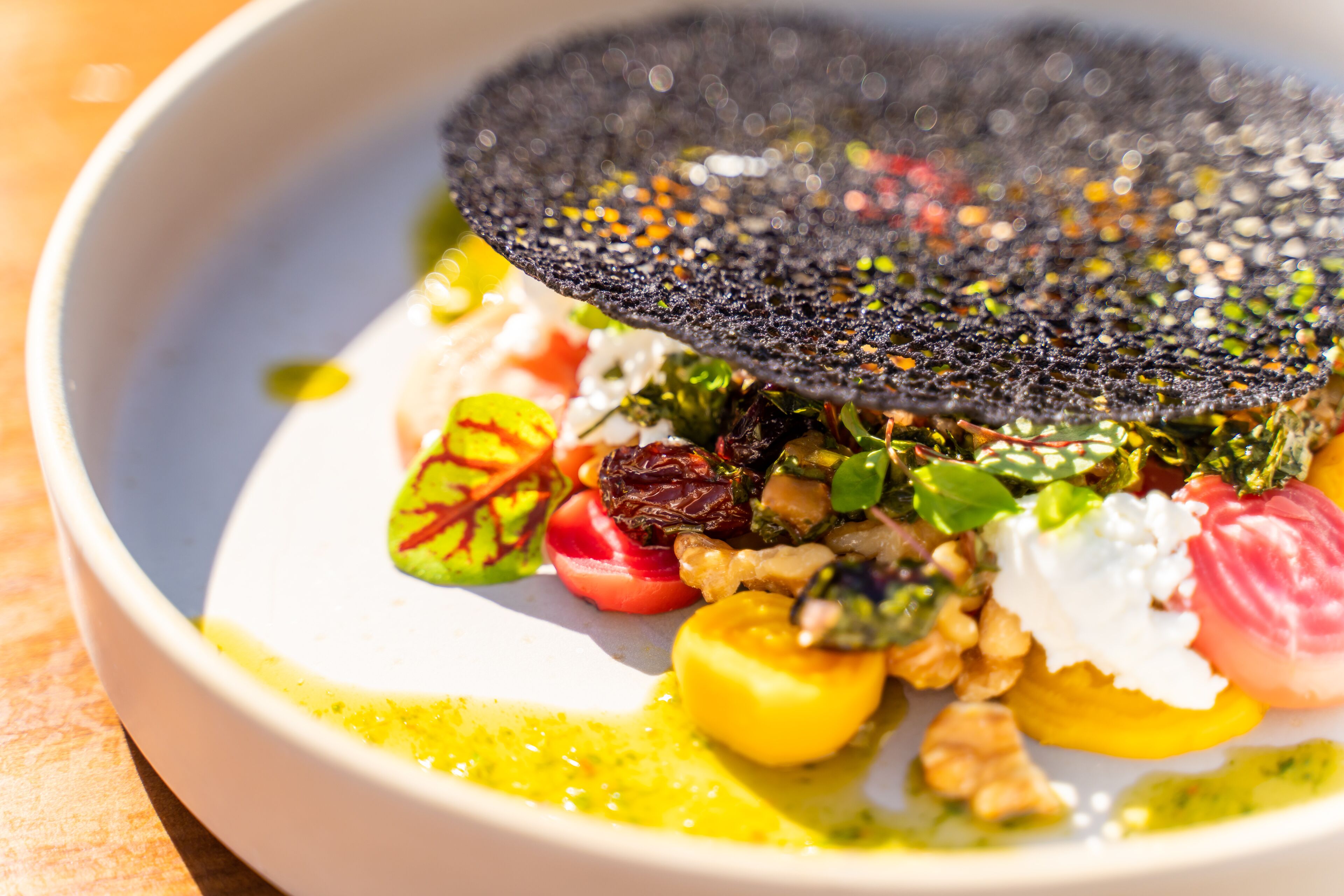 breakfast, lunch, dinner served; beach views