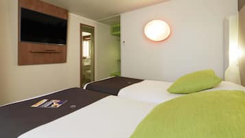 Chambre Standard, 2 lits une place | Literie de qualité supérieure, bureau