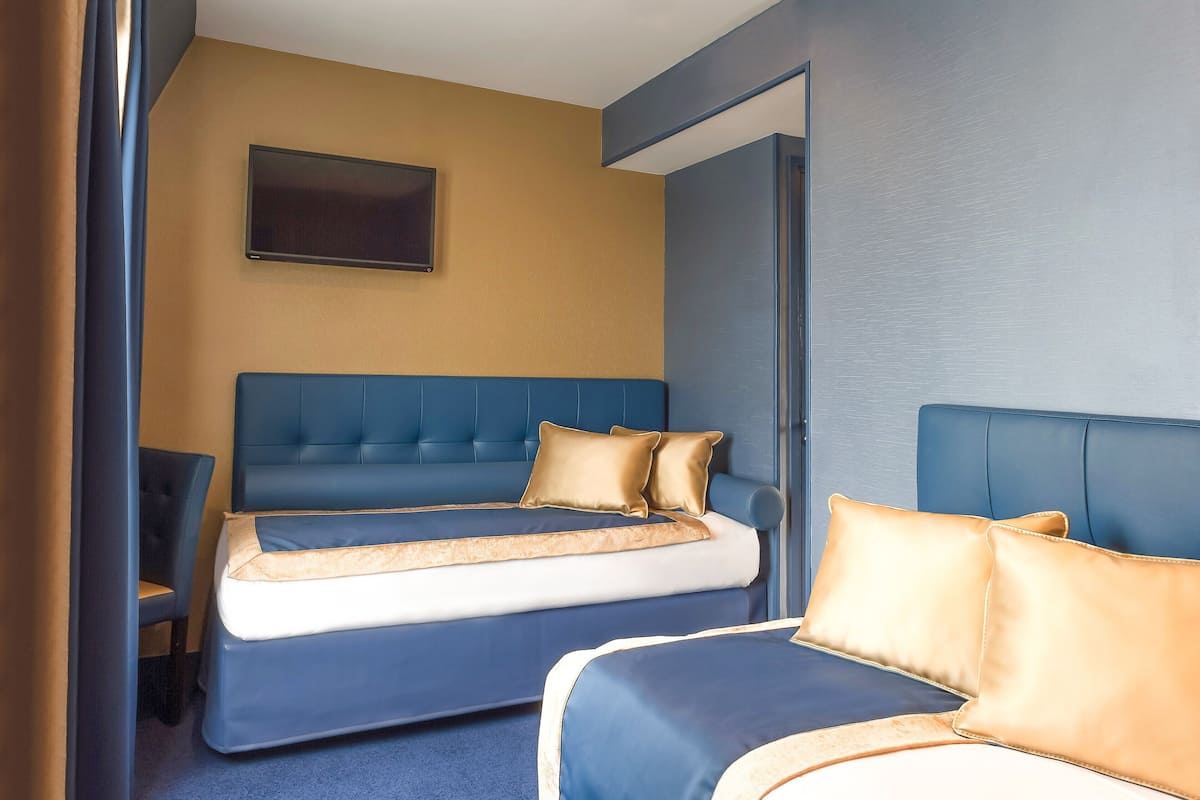 Ropa de cama de alta calidad y minibar