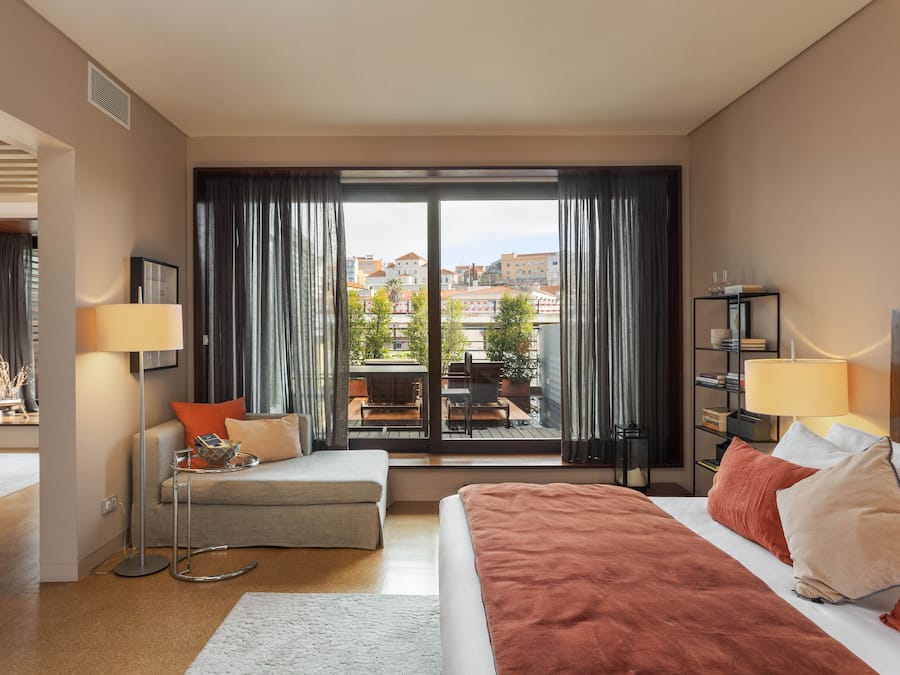 Terrace Suite | Roupas de cama antialérgicas, frigobar, cofres nos quartos, escrivaninha