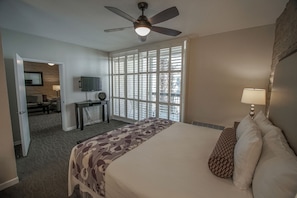 Comfort Room, 1 Bedroom | Blackout drapes, iron/ironing board, bed sheets