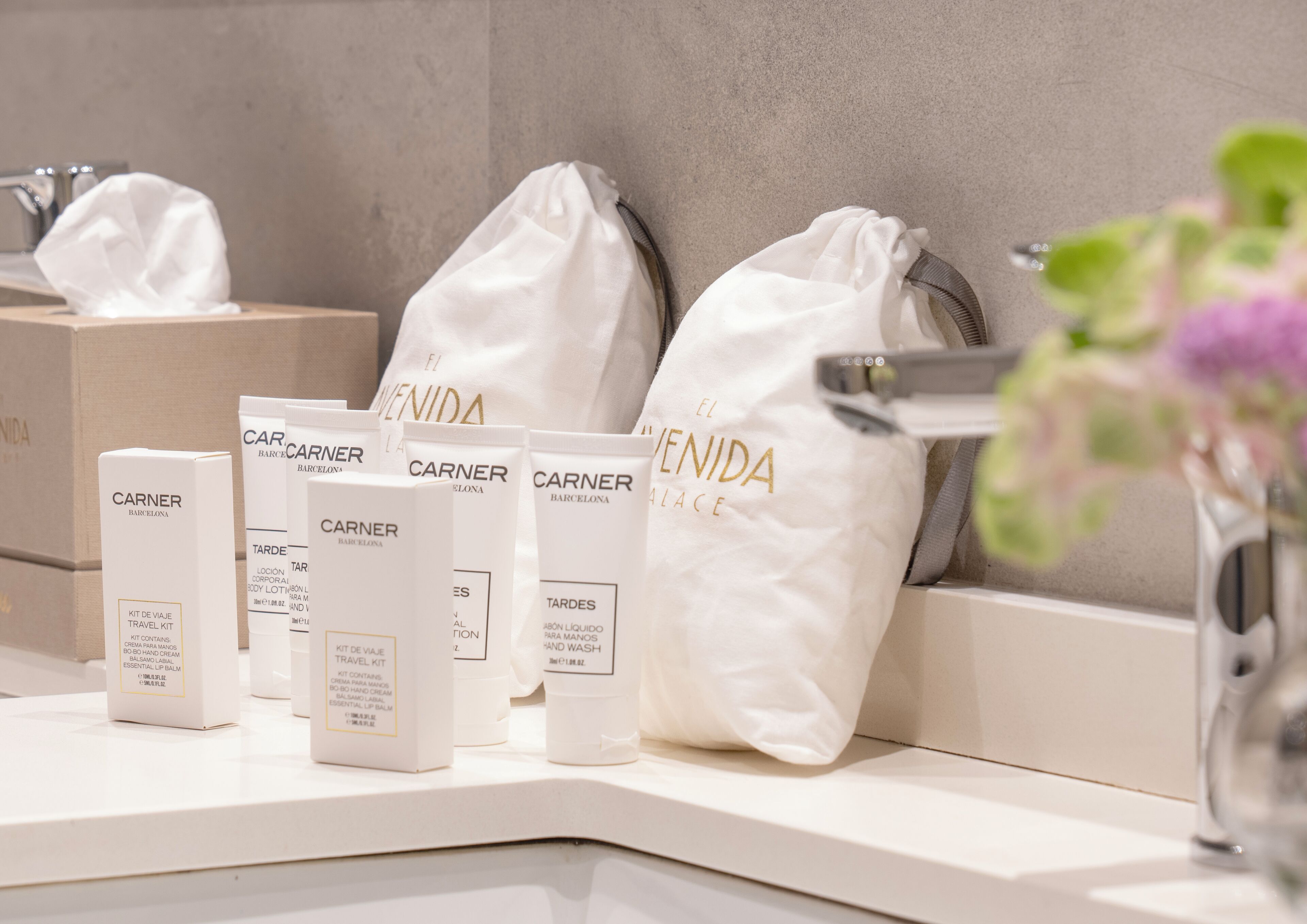 free toiletries, hair dryer, towels, soap