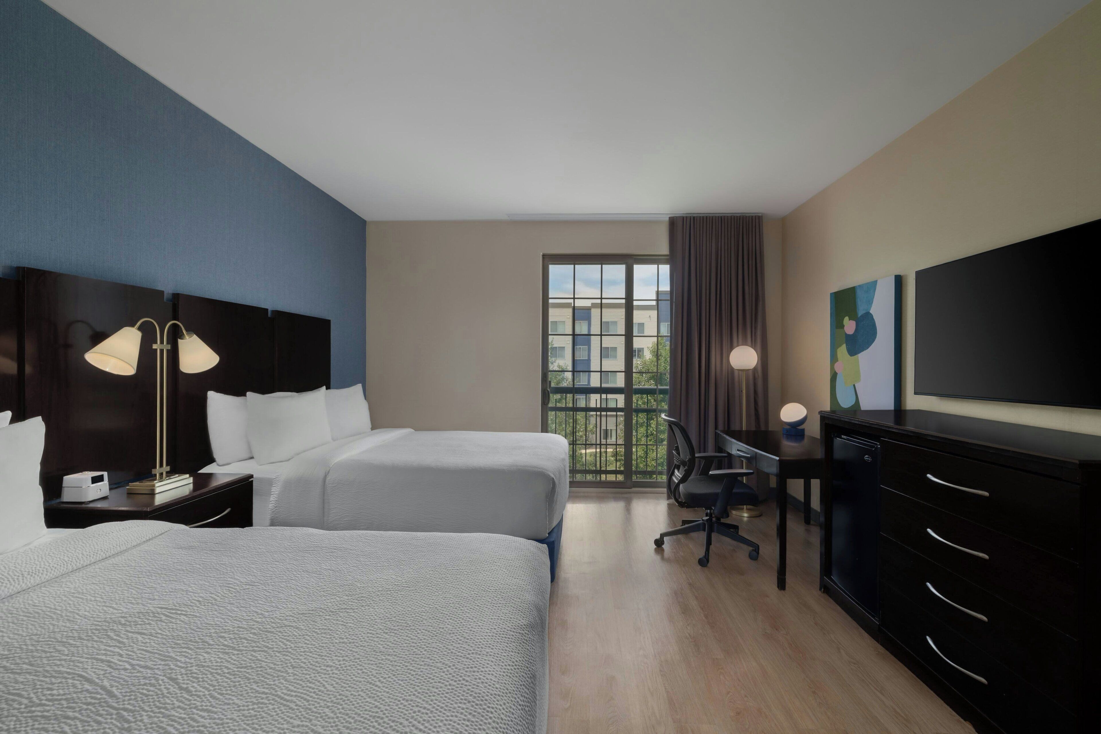 Standard Room, 2 Queen Beds | Pillowtop beds, in-room safe, iron/ironing board, WiFi (free)