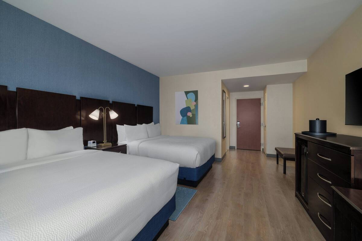 Standard Room, 2 Queen Beds | Pillowtop beds, in-room safe, iron/ironing board, WiFi (free)