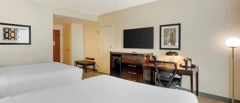 Standard Room, 2 Queen Beds | Pillowtop beds, in-room safe, iron/ironing board, free WiFi
