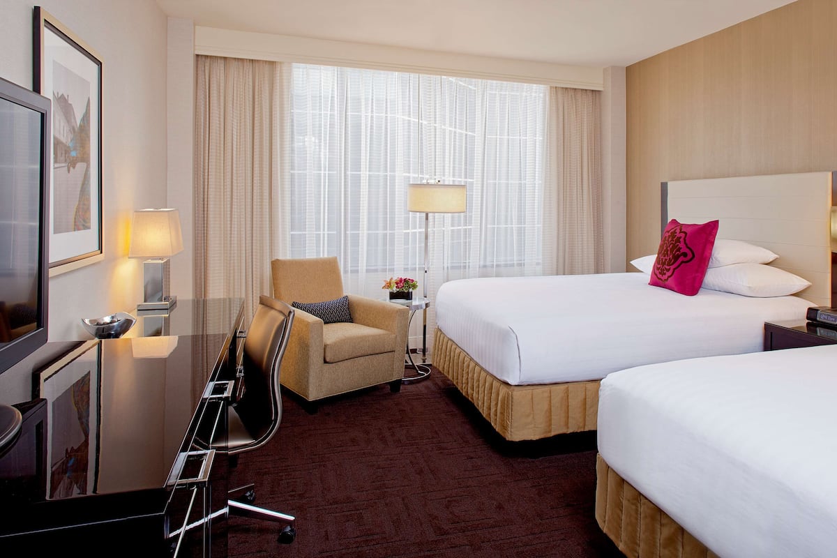 Premium bedding, pillow-top beds, in-room safe, desk