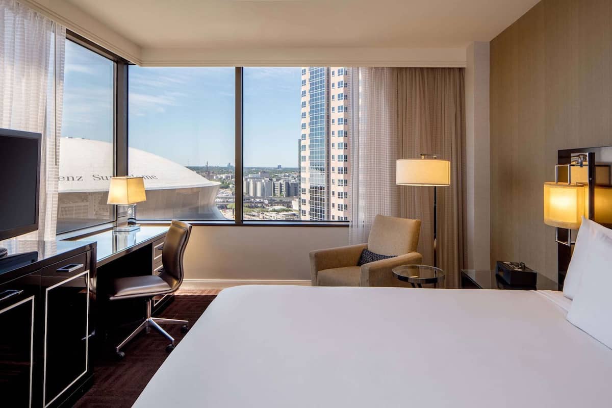 Premium bedding, pillowtop beds, in-room safe, desk