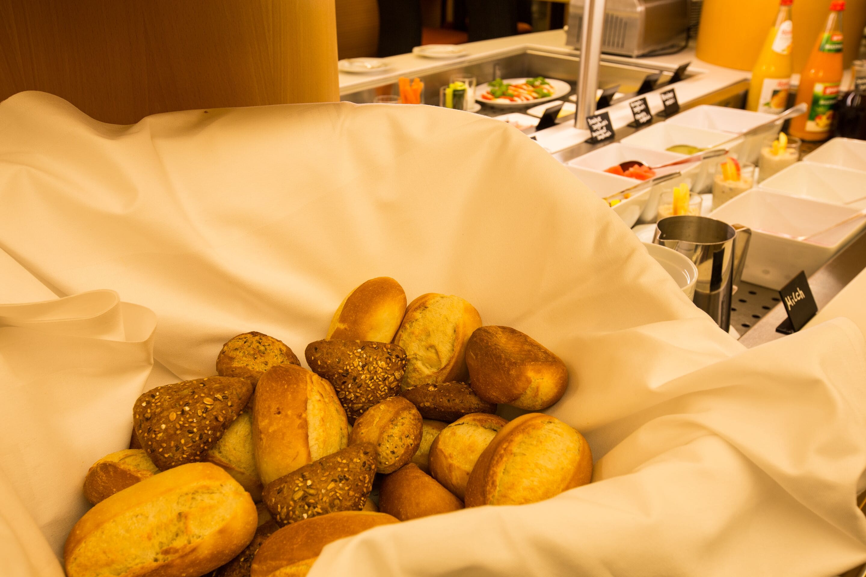 daily buffet breakfast (eur 18 per person)