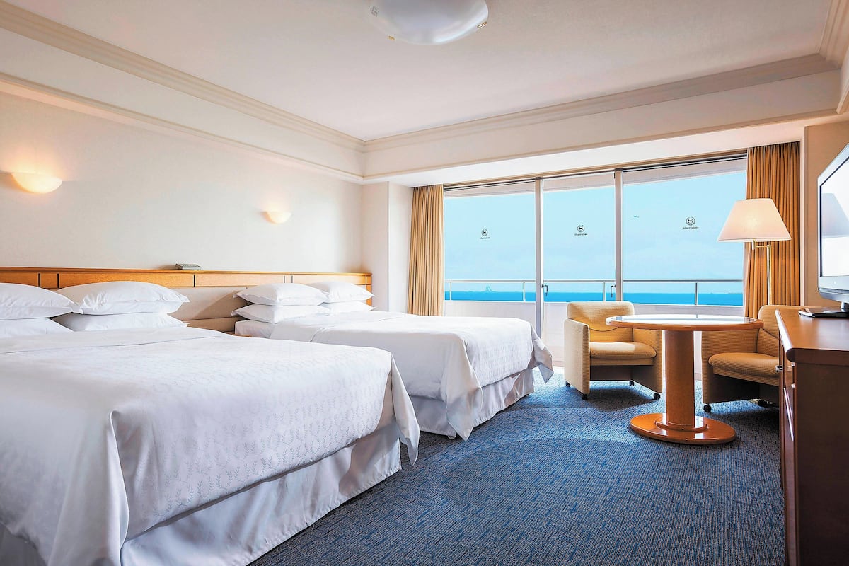 Grand Room, 2 Double Beds, Non Smoking, Bay View | Premium bedding, down comforters, pillowtop beds, in-room safe