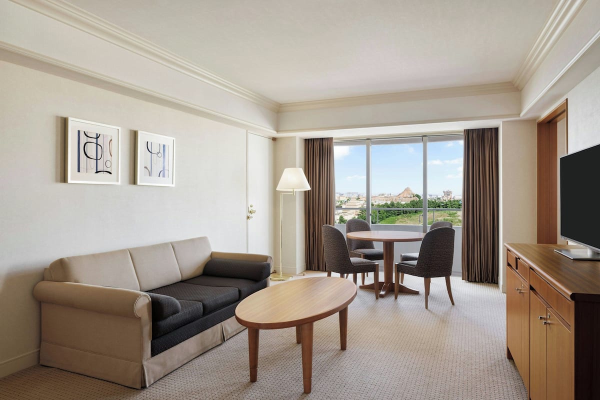 Club Suite, 2 Double Beds, Balcony | Premium bedding, down comforters, pillowtop beds, in-room safe