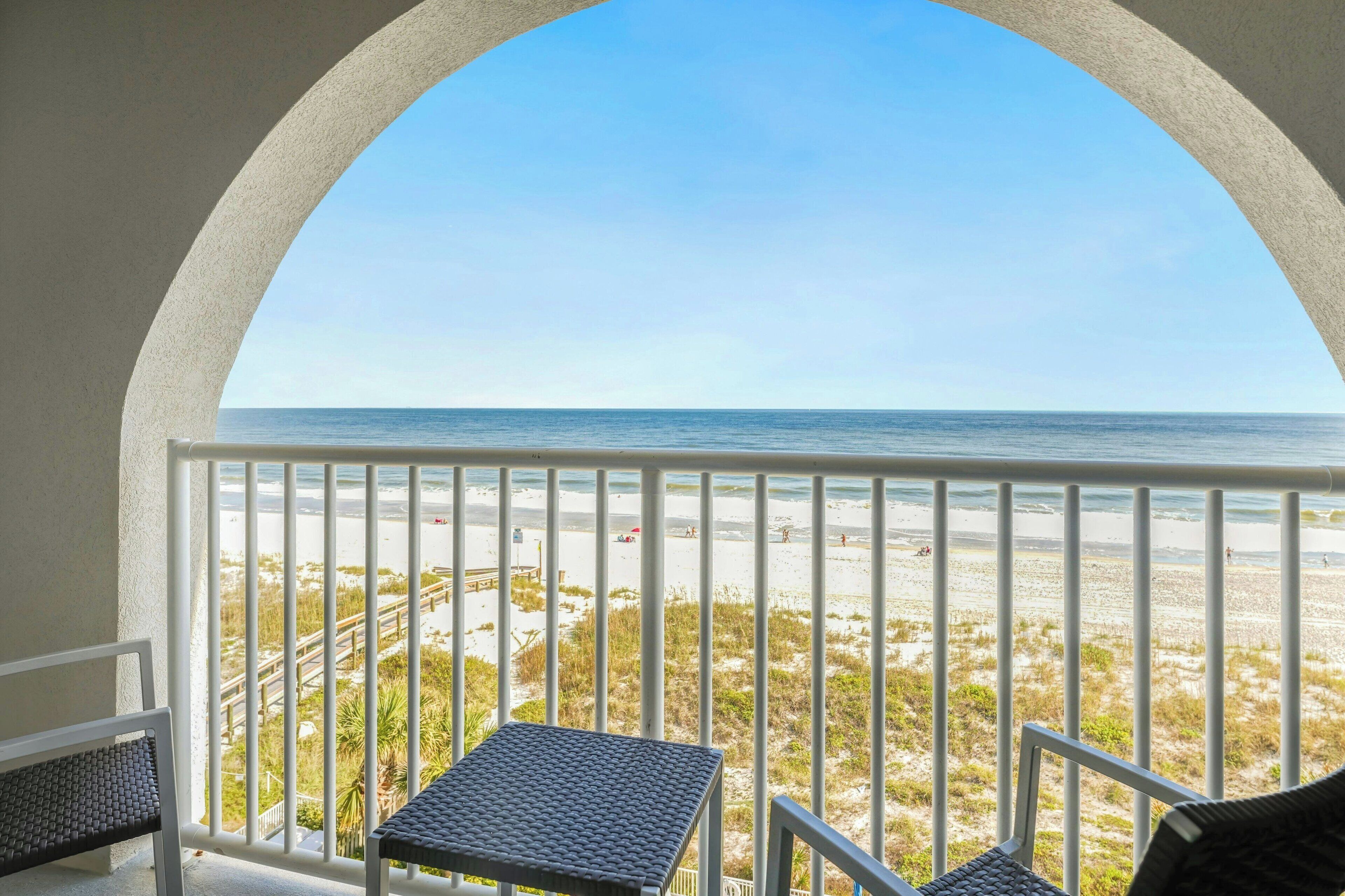 Chambre, 2 grands lits, balcon, en front de mer (Balcony)