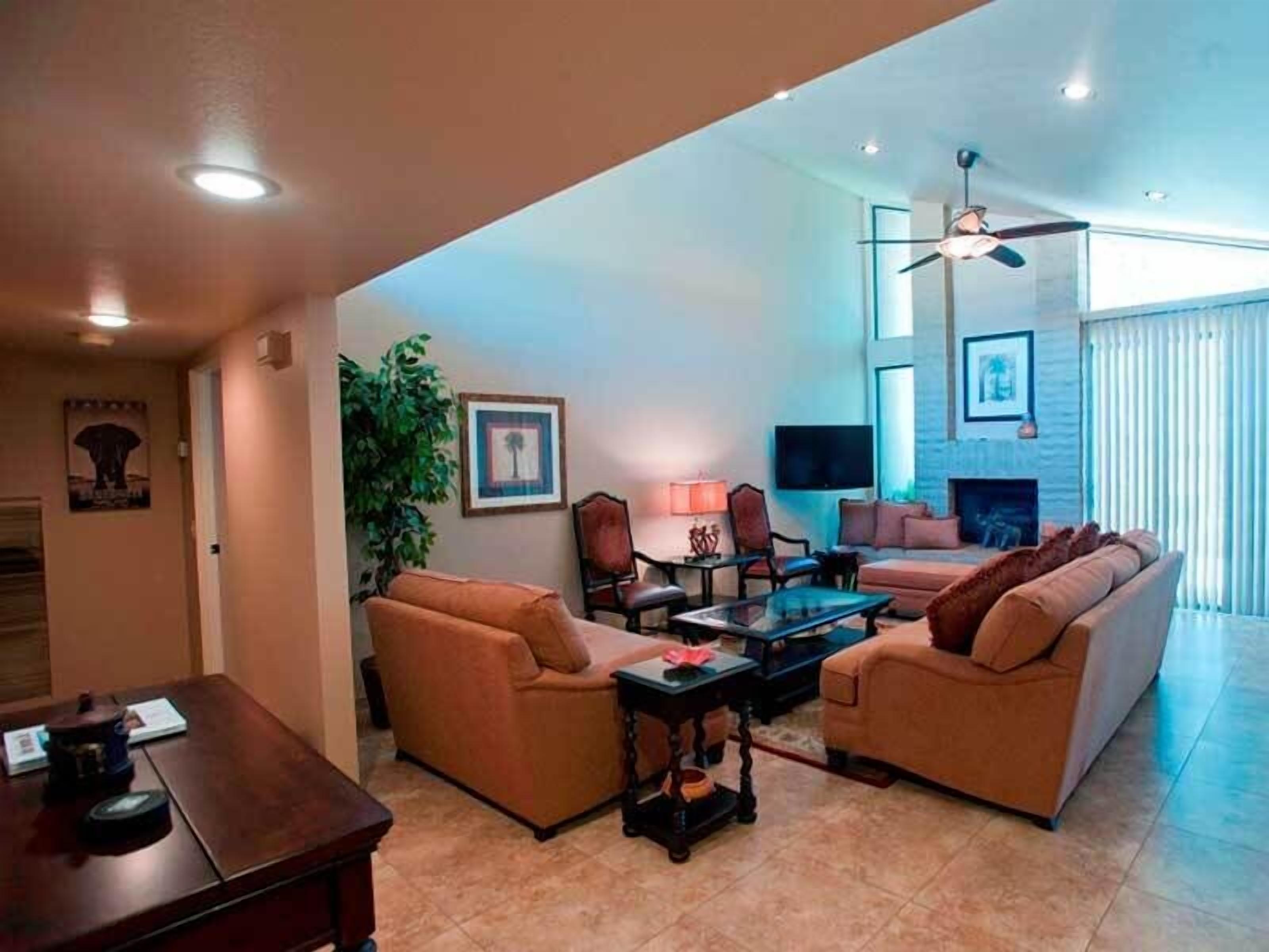 condo, 2 bedrooms, kitchen | living area | 40-inch flat-screen tv with cable channels, tv, dvd player