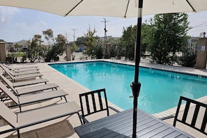 Indoor pool, outdoor pool